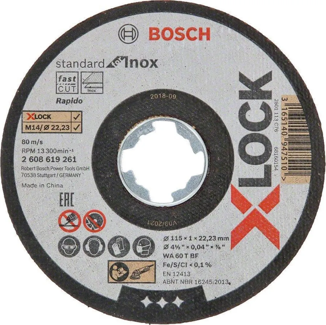 Bosch Professional X-Lock Slijpschijf 115mm - Metaal