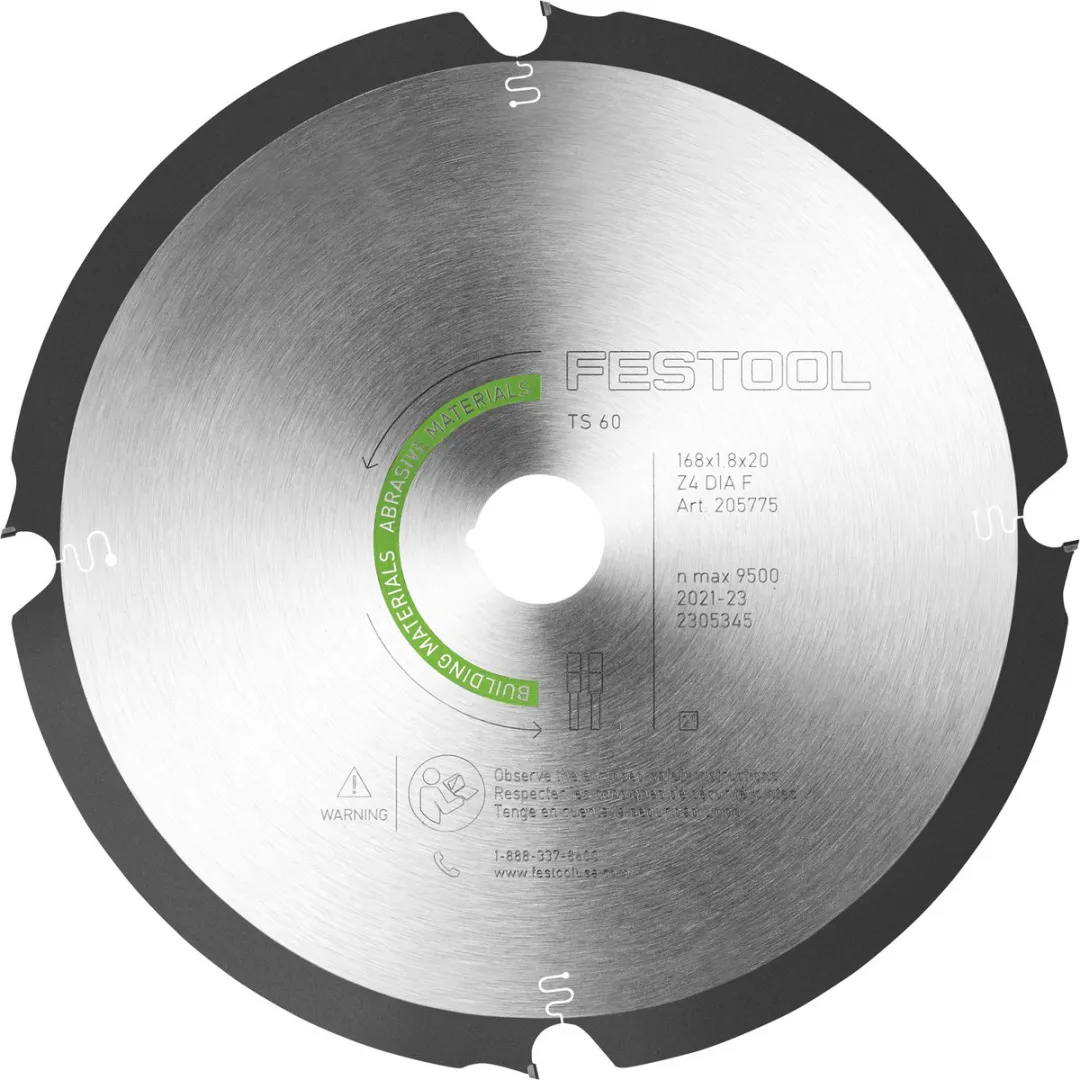 Festool Cirkelzaagblad 205769 - Ø168mm Asgat 30mm 4T