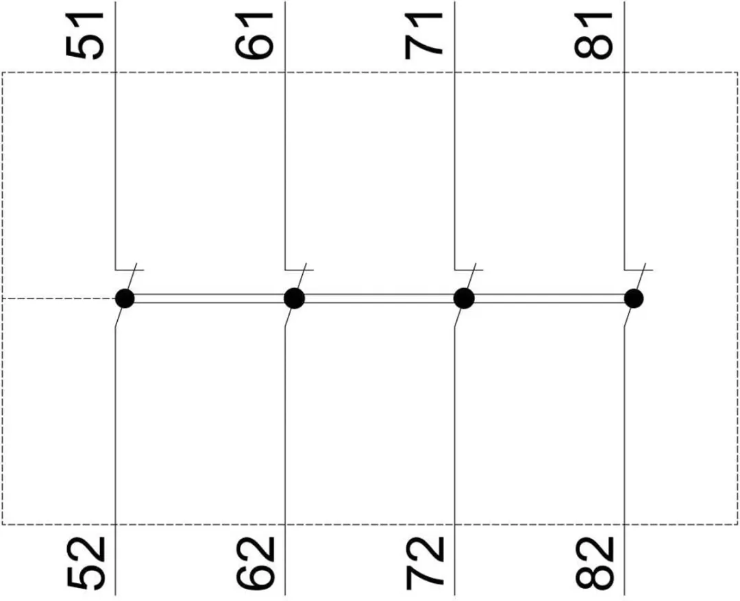 Siemens 3RH2911-1GA04 Hulpschakelblok