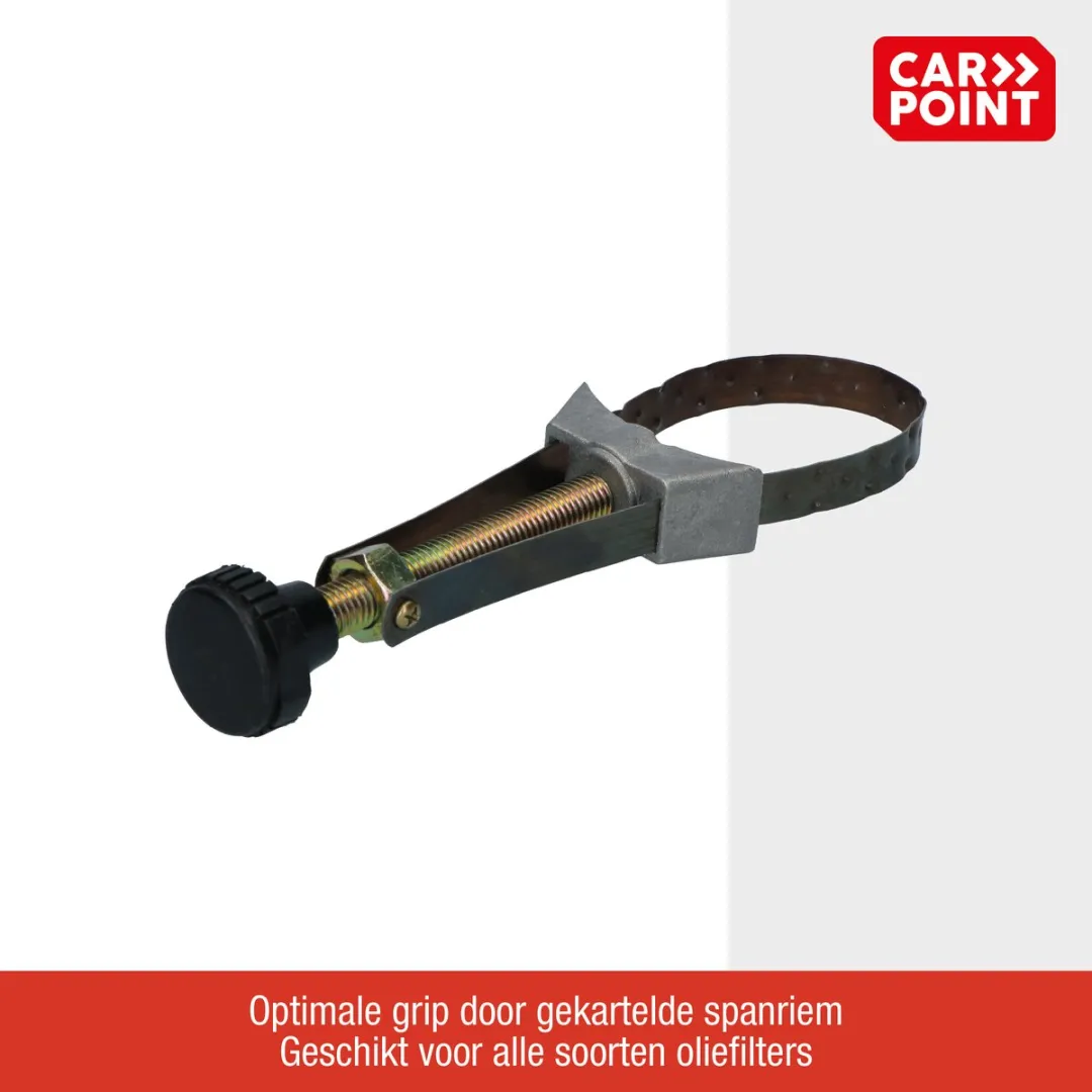 Carpoint Oliefiltersleutel met Spanband