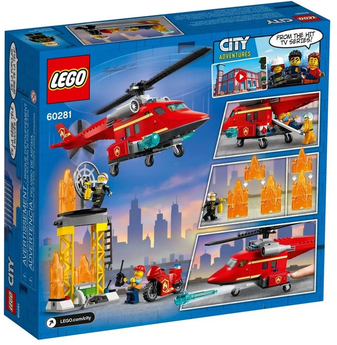 LEGO City Reddingshelikopter 60282 - 564 Stukken