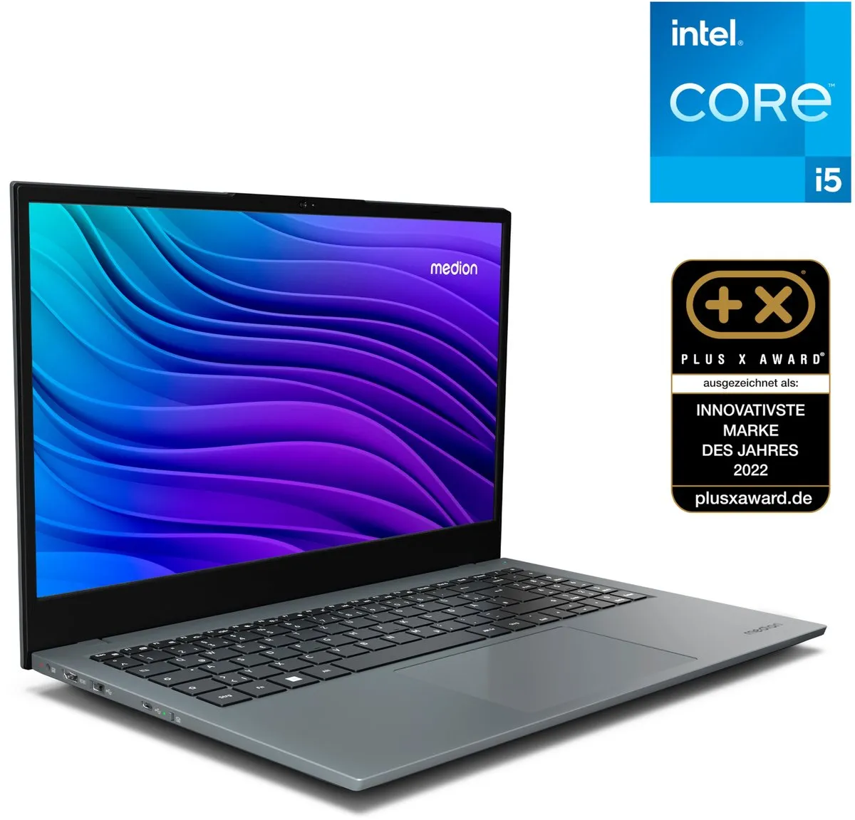 MEDION E15433 - Laptop, - Intel® Core™ i5-1235U- 15,6'' FHD-beeldscherm - 512 GB SSD - 16 GB RAM