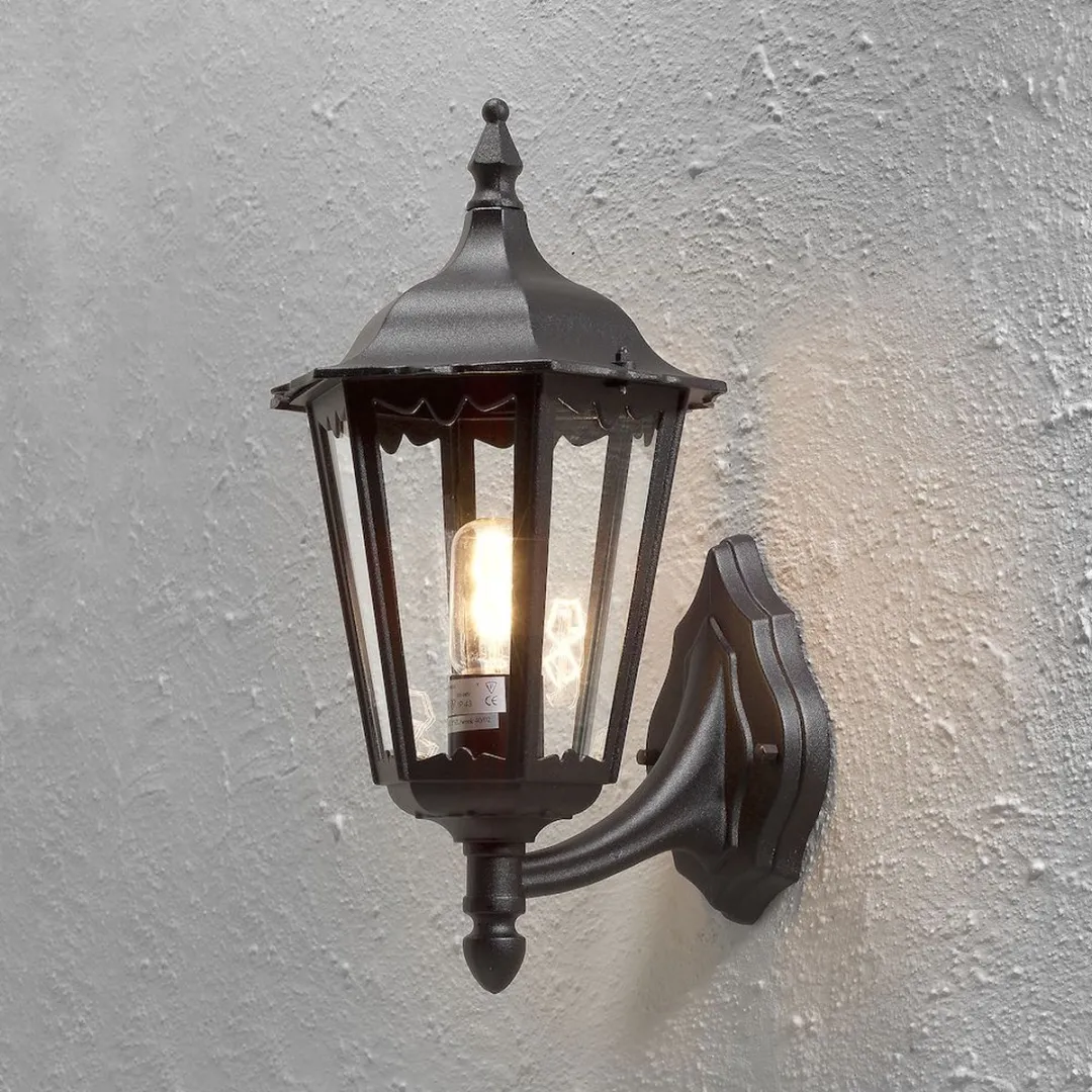 Konstsmide Firenze Wandlamp 48cm - Matzwart