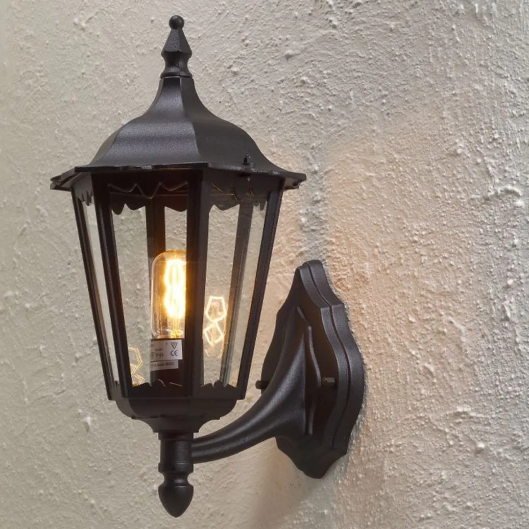 Konstsmide Firenze Wandlamp 48cm - Matzwart - afbeelding 6 van 6
