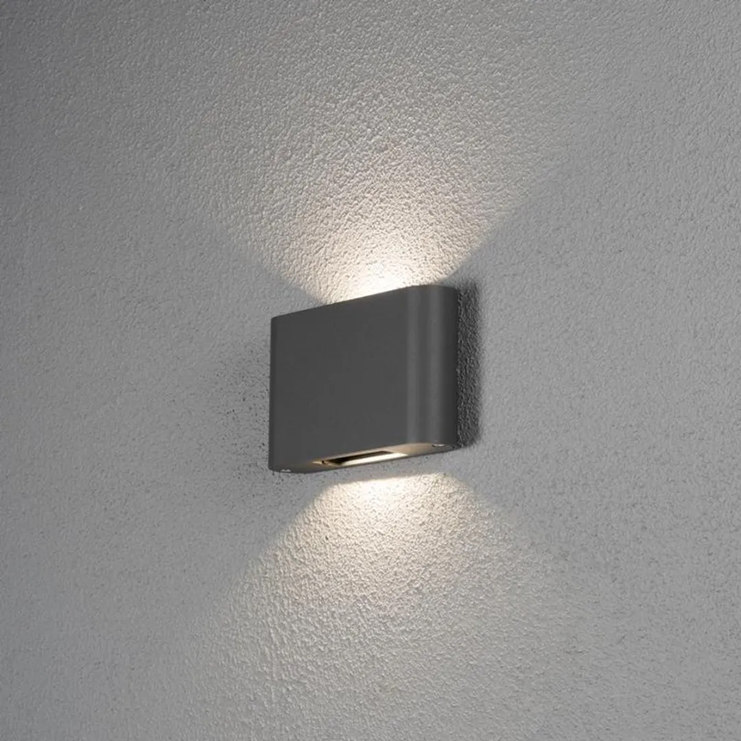 Konstsmide Chieri Flex Spotlamp Buiten 2-lichts LED 3000K - Antraciet - afbeelding 6 van 6