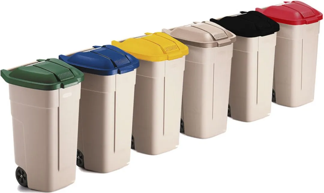 Rubbermaid Deksel Geel 100L - MPN 8713631021017