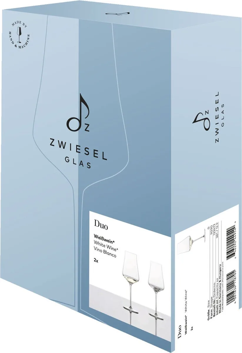 ZWIESEL GLAS Weißweingläser Duo 381ml - Set van 6 - afbeelding 3 van 6