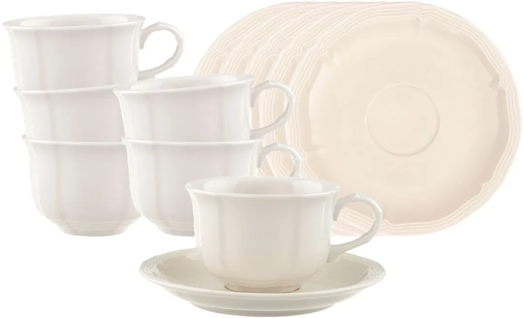 Villeroy & Boch Manoir Thee- en onderzetterset 6-delig