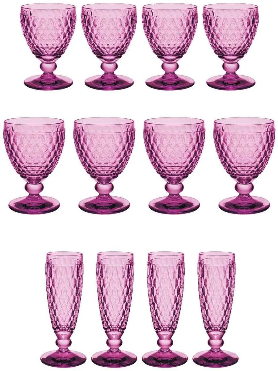Villeroy & Boch Boston Coloured Set 12-delig - Berry
