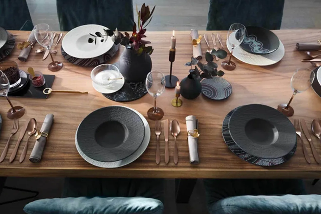 Villeroy & Boch Manufacture Rock Pasta-Set 12-delig - Zwart