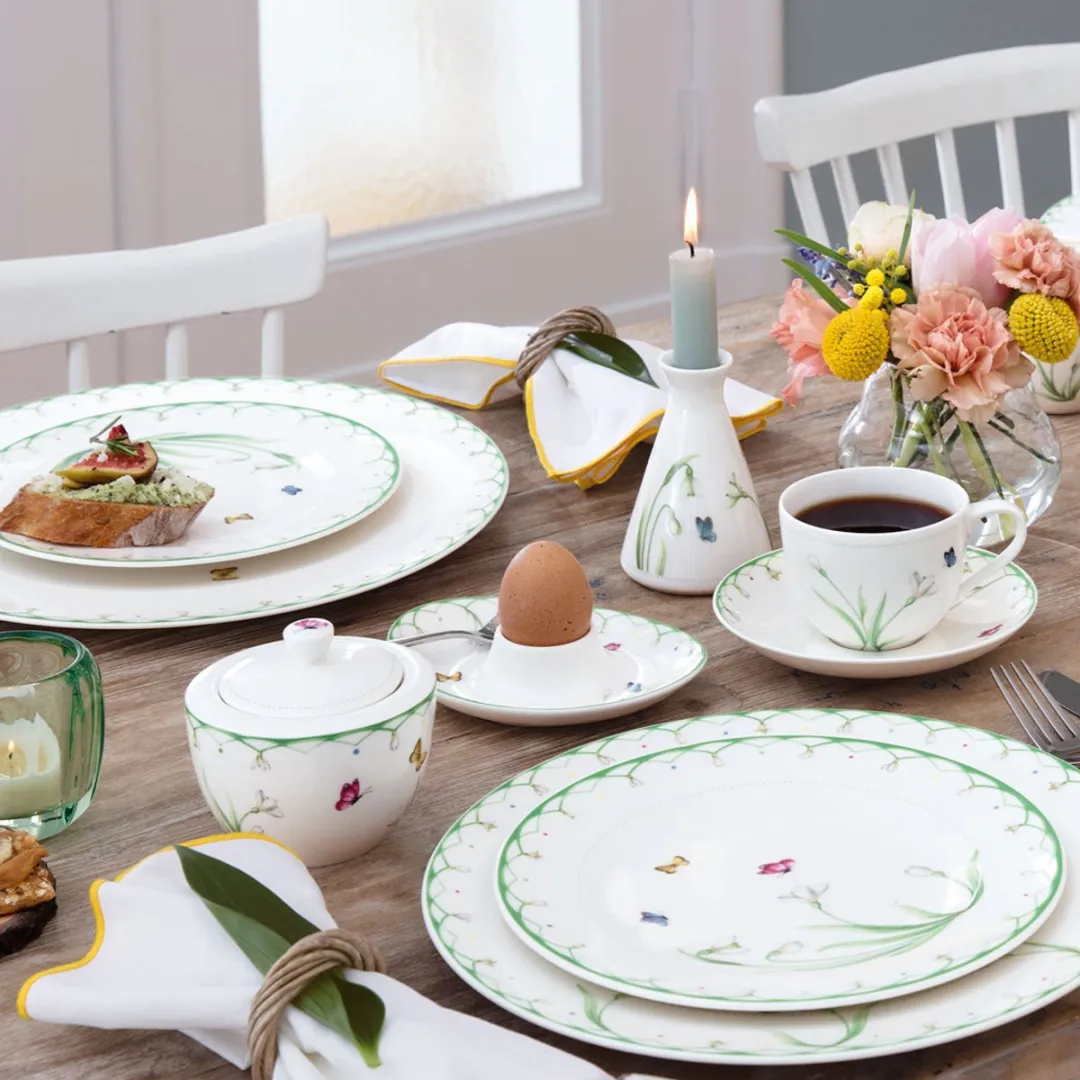 Villeroy & Boch Colourful Spring Melkkan & Suikerpot - 2 Stuks