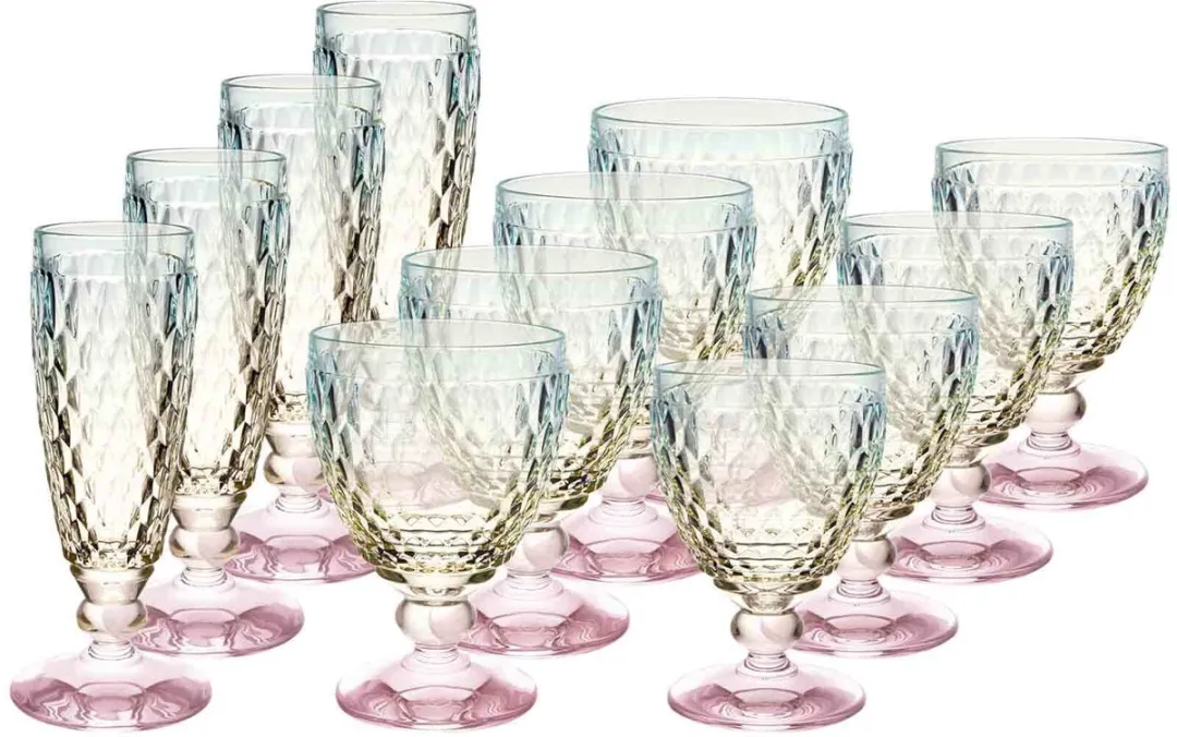 Villeroy & Boch Boston Pearl Wijn- en Sektglazen Set