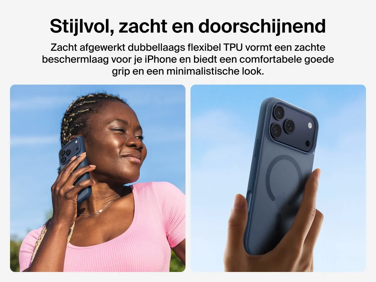 Belkin SheerForce Grip Hoesje iPhone 17 Pro Max - Marineblauw MSA036HQNY