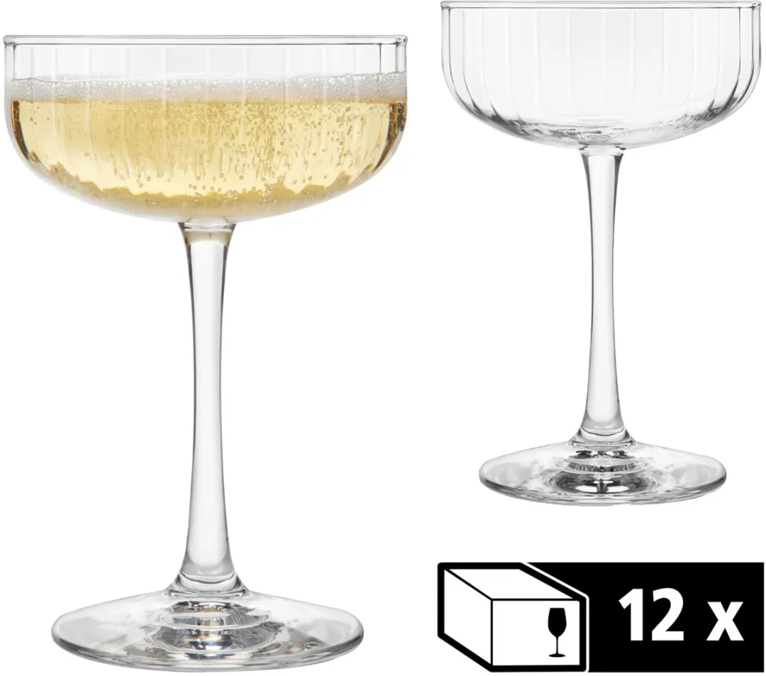 Libbey Linear Coupe Cocktailglazen 251ml - Transparant - 12 Stuks - afbeelding 6 van 6