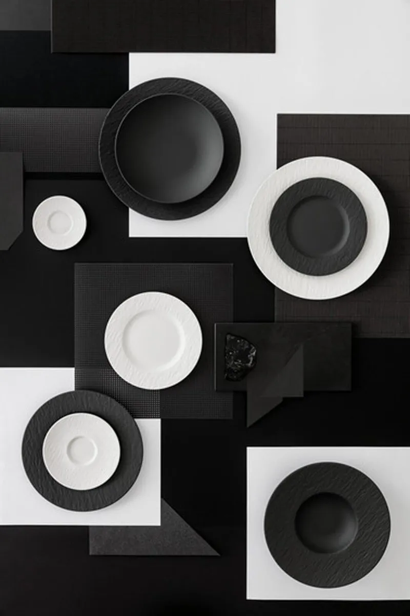 Villeroy & Boch Manufacture Rock Frühstückset - 2 Personen - 4-delig