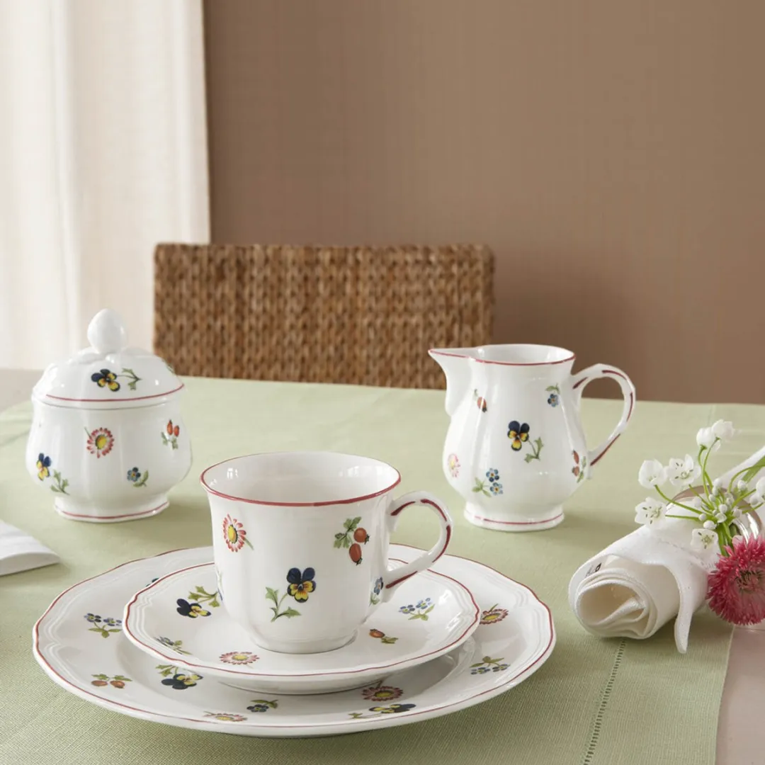 Villeroy & Boch Petite Fleur Melk- en Suikerset - 2 Stuks