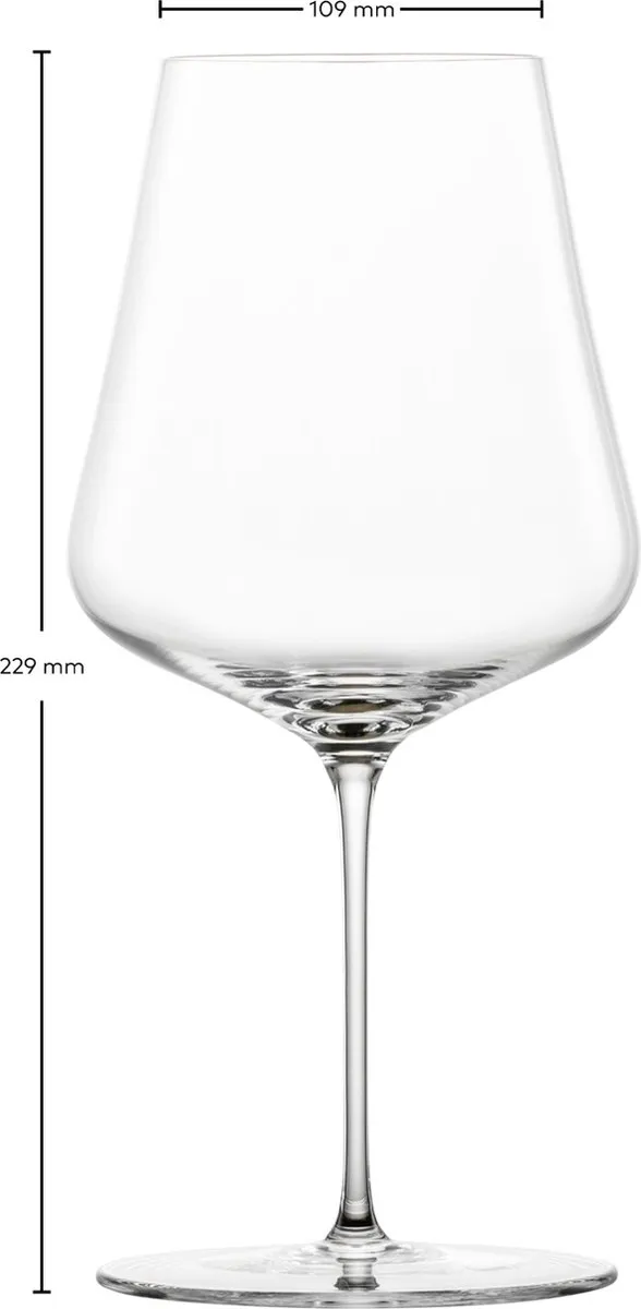 ZWIESEL Glas Burgunder Rotweinglazen Set - 6 Stuks
