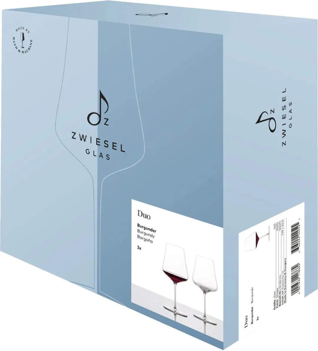 ZWIESEL Glas Burgunder Rotweinglazen Set - 6 Stuks
