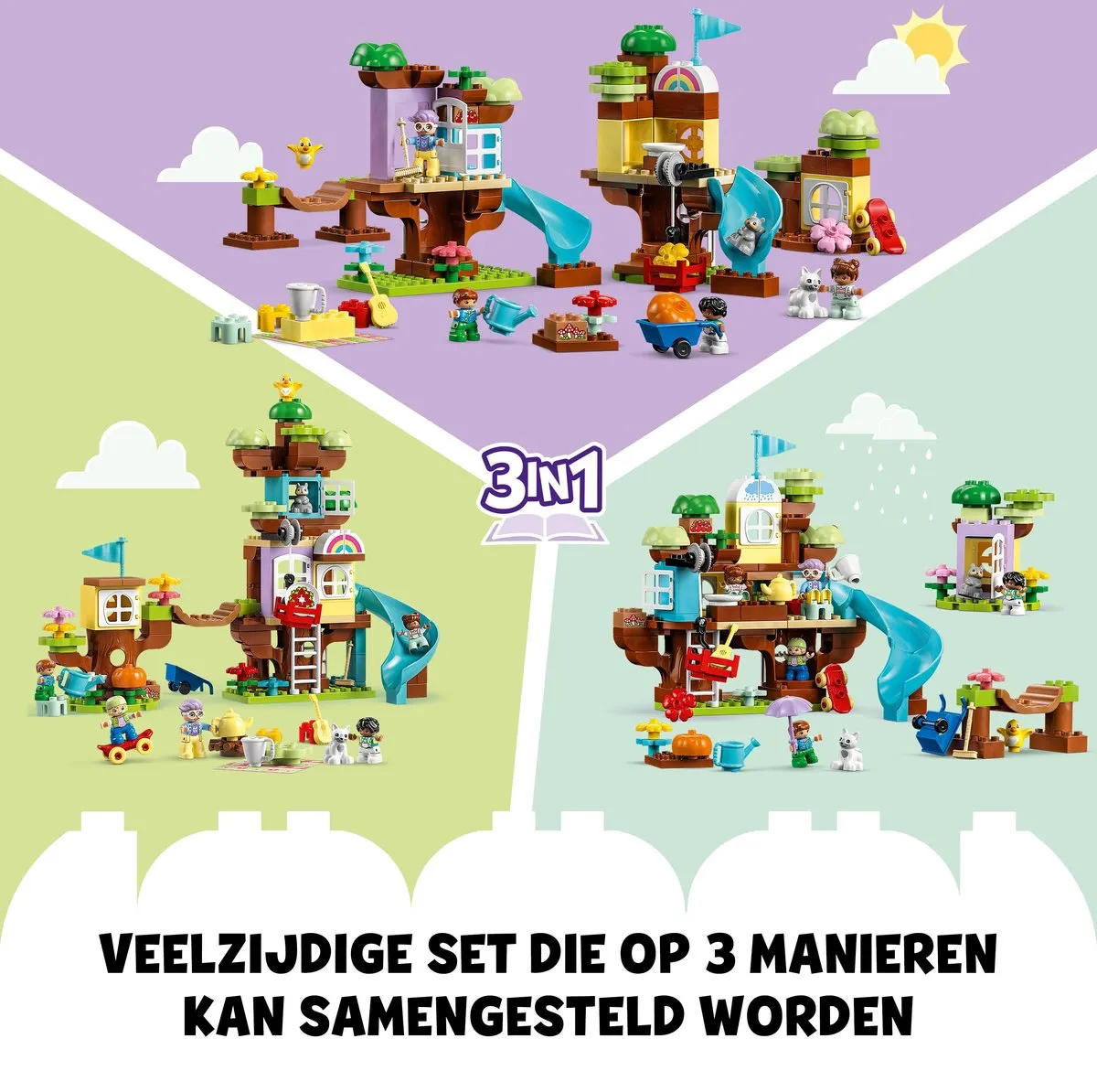 LEGO DUPLO 10993 Boomhut Set - 126 Stukken - 8 Minifiguren - Multicolor