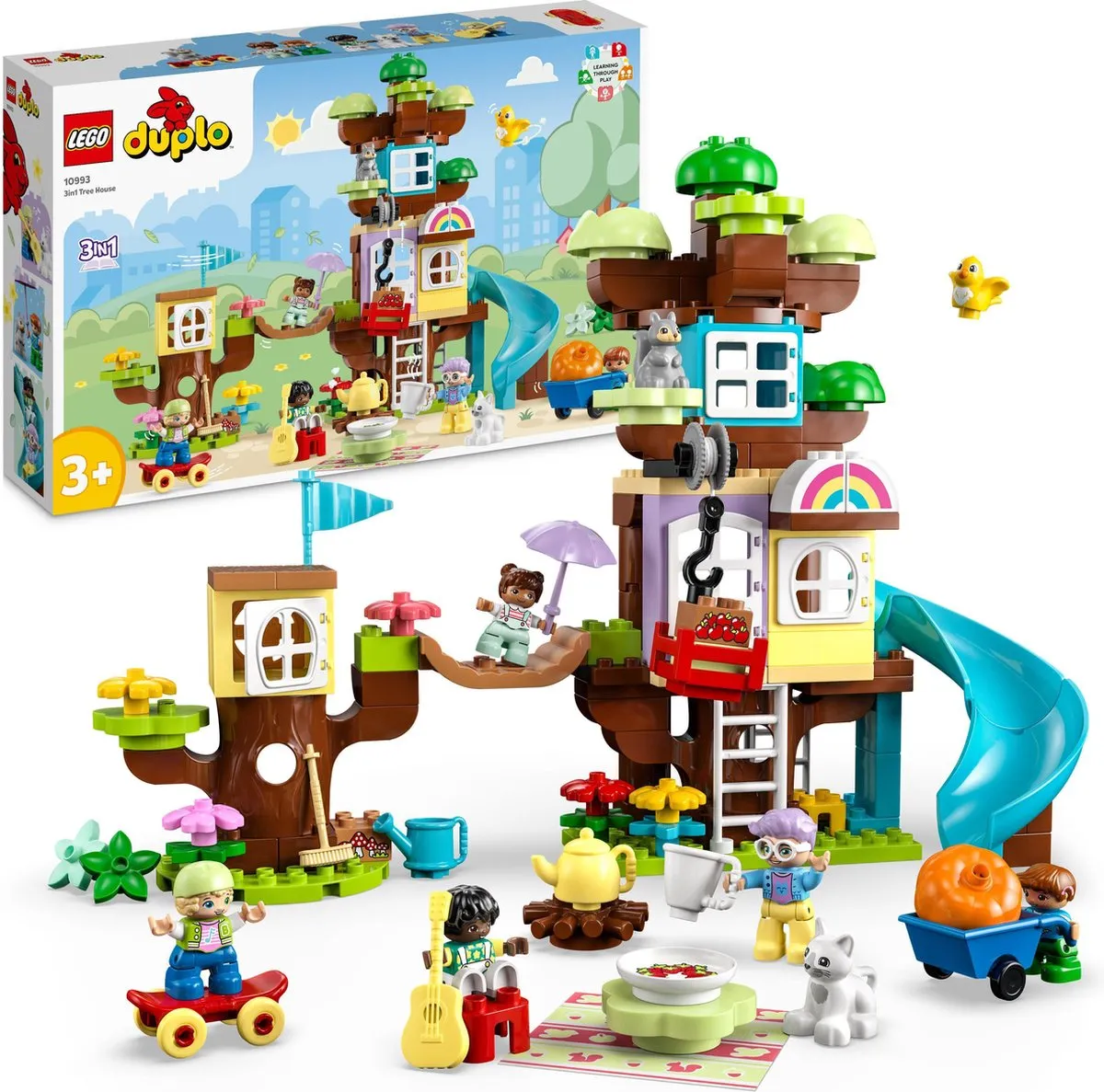 LEGO DUPLO 10993 Boomhut Set - 126 Stukken - 8 Minifiguren - Multicolor
