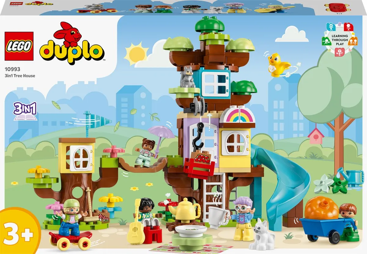 LEGO DUPLO 10993 Boomhut Set - 126 Stukken - 8 Minifiguren - Multicolor