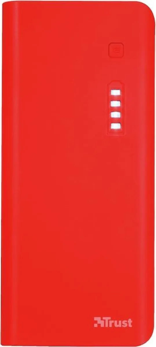 Trust Primo 10.000mAh Powerbank - 2x USB - Rood