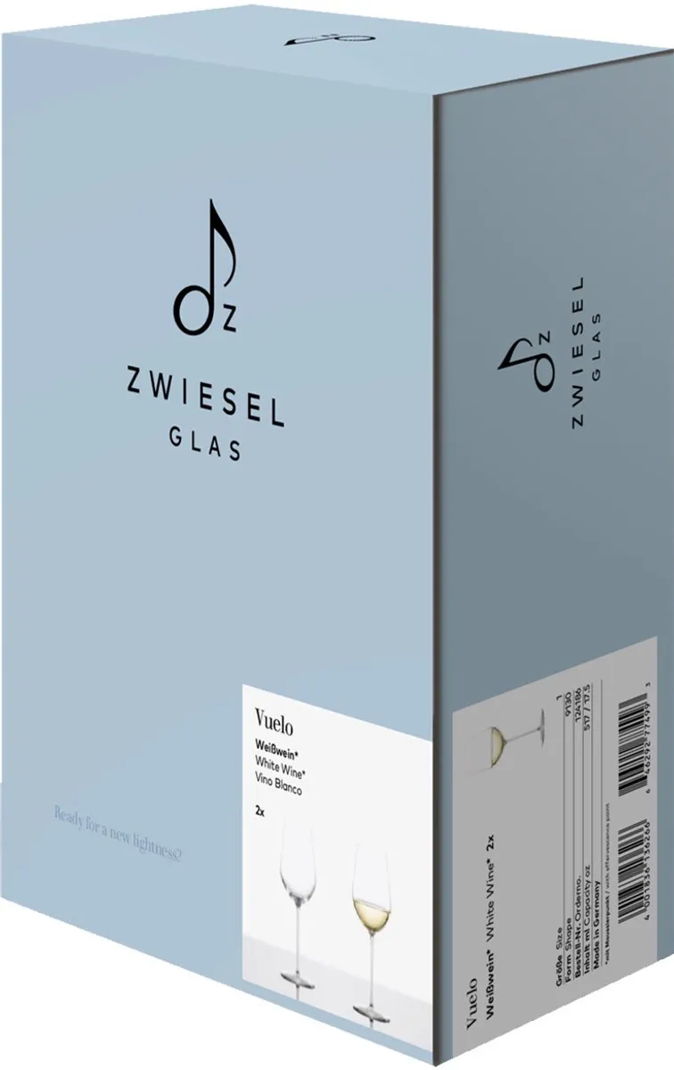 ZWIESEL GLAS VUELO Weißweingläser 517ml - Set van 6