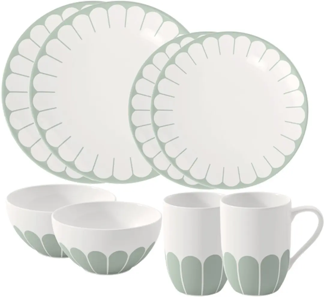 Villeroy & Boch Fleur Couleur Starter-Set 8-delig - Cassis