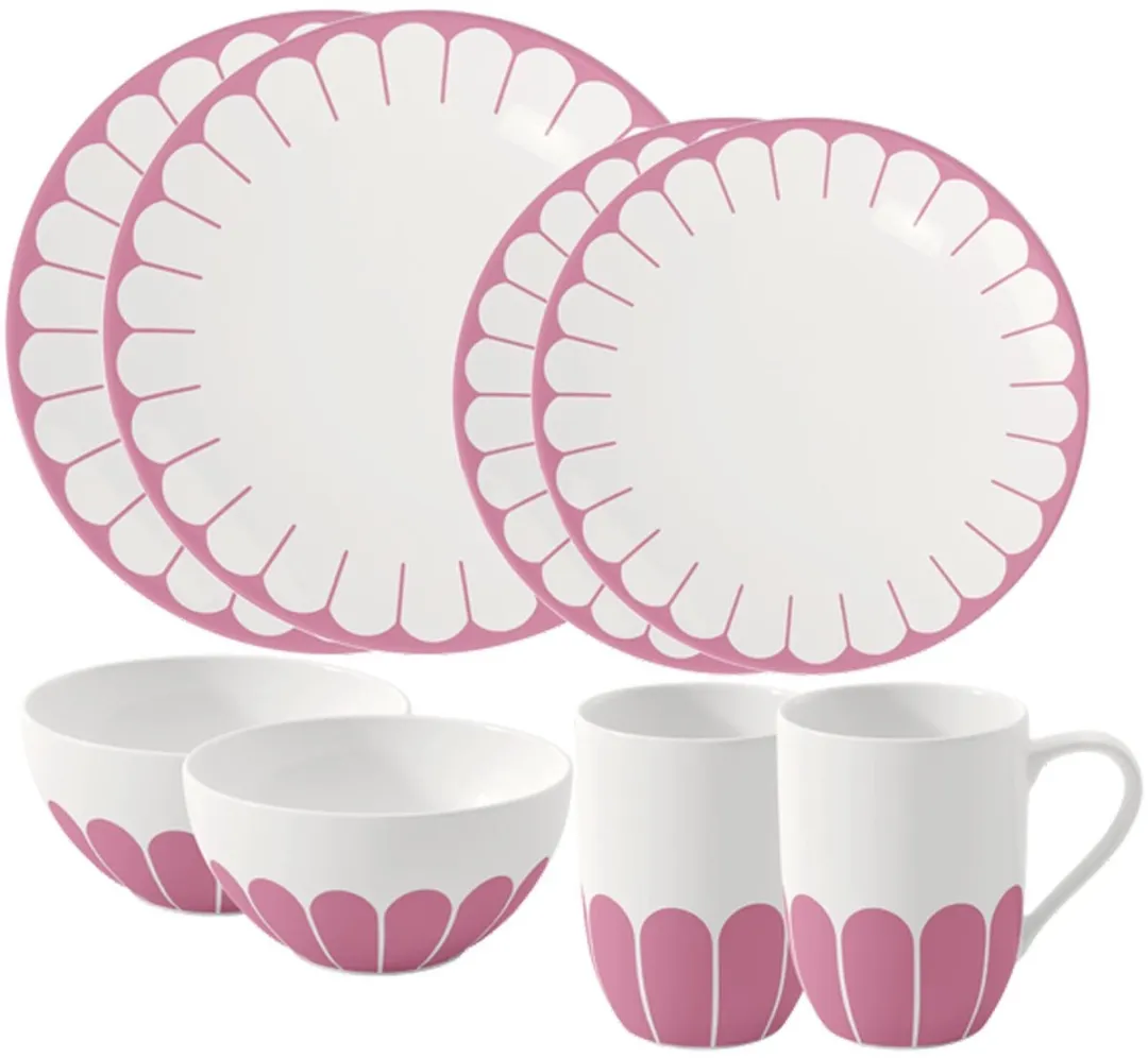 Villeroy & Boch Fleur Couleur Starter-Set 8-delig