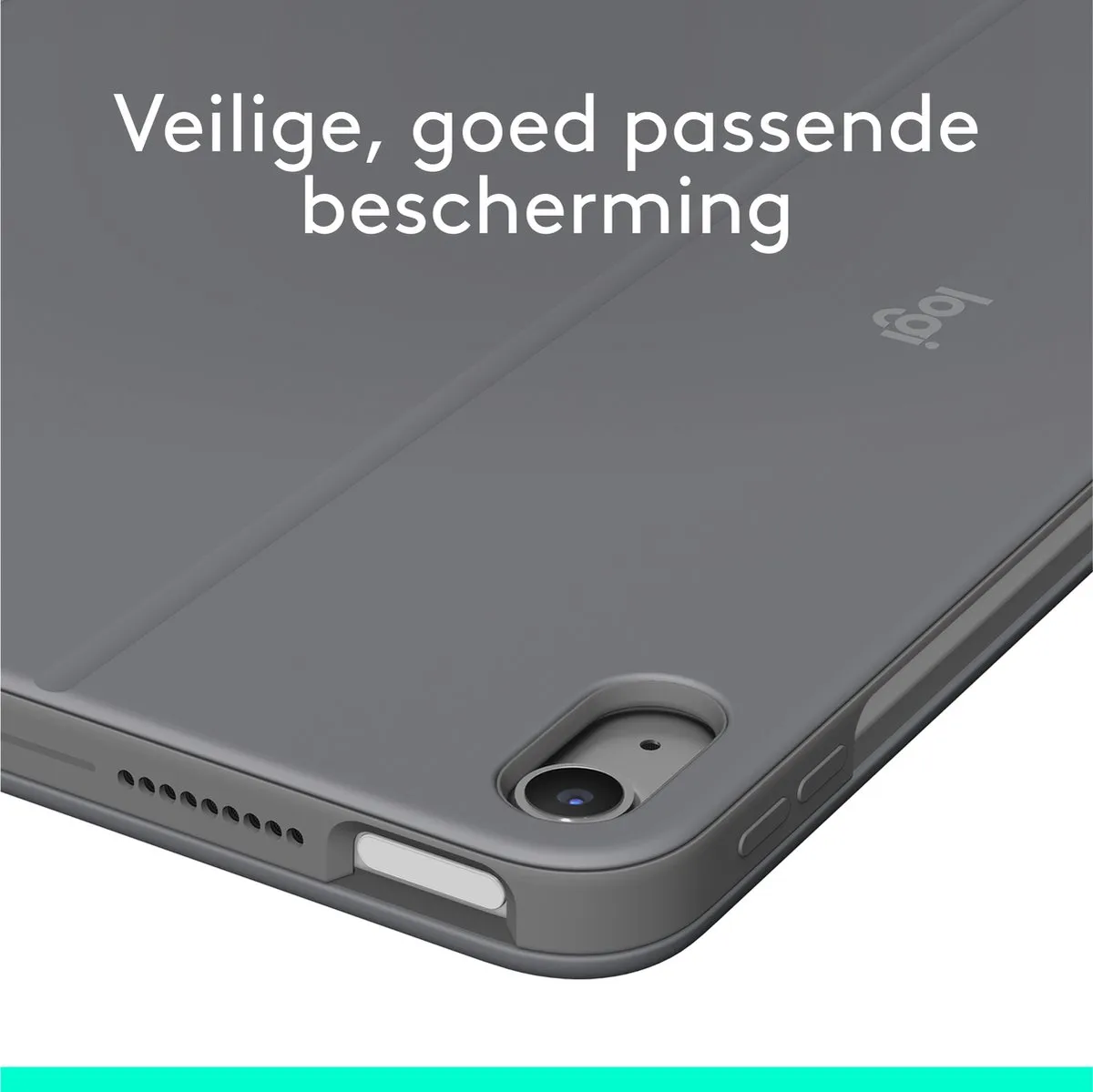 Logitech Combo Touch iPad Air 11" (M2) Toetsenbord - Grafiet - afbeelding 6 van 6