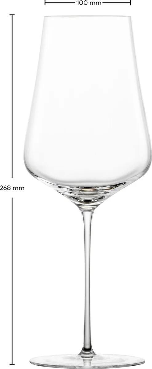 ZWIESEL Glas Bordeaux Rotweinglazen Set 6 - 729ml - afbeelding 3 van 6