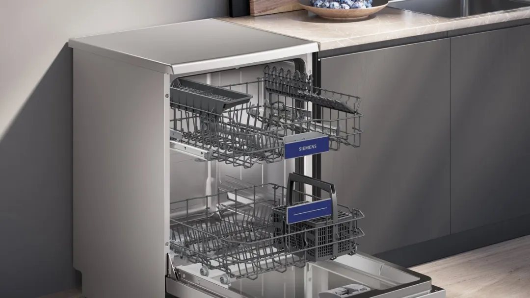 Siemens iQ300 SN23H105KE Vrijstaande Vaatwasser - 13 Couverts - Geborsteld staal