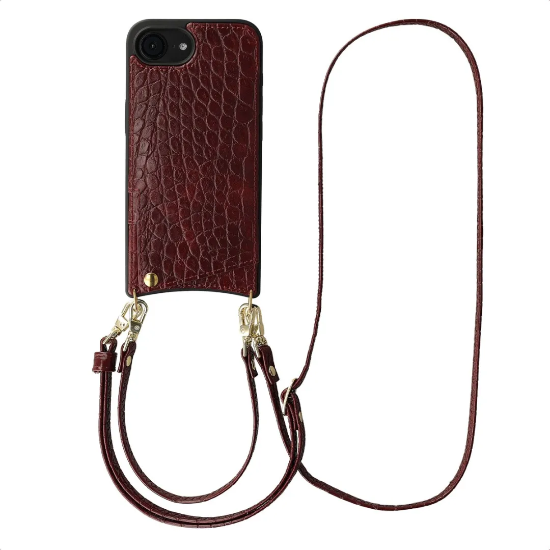 Selencia Croco Backcover Hoesje iPhone 16e