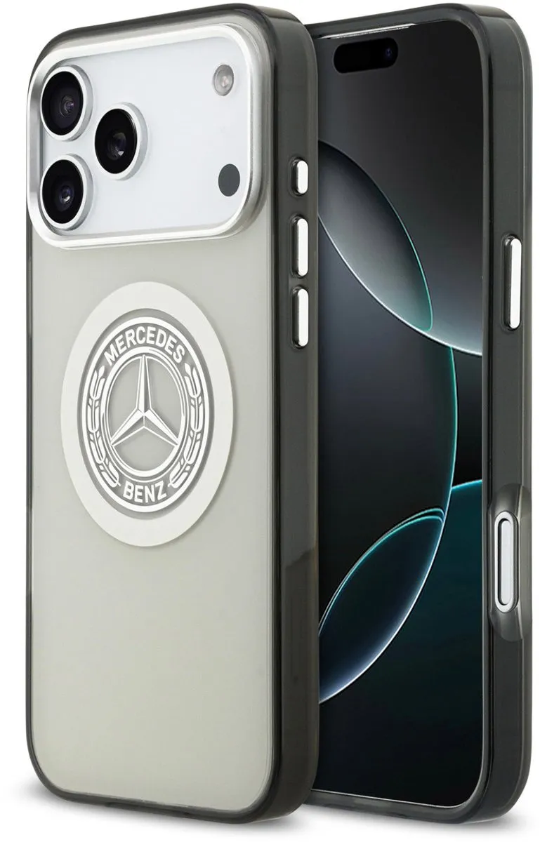Mercedes-Benz Back Cover iPhone 17 Pro Max - Grijs - MagSafe