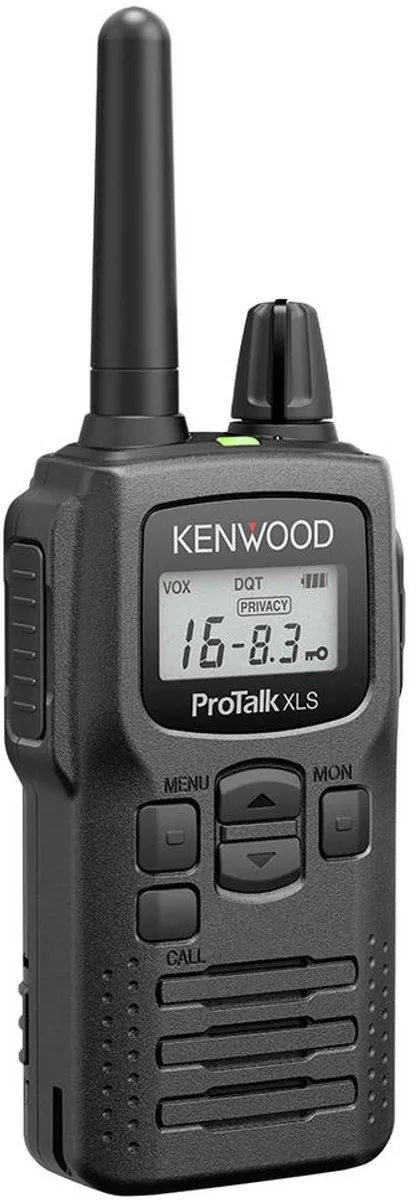 Kenwood PKT-300 PMR-446 Portofoon - 16 Kanalen - Zwart