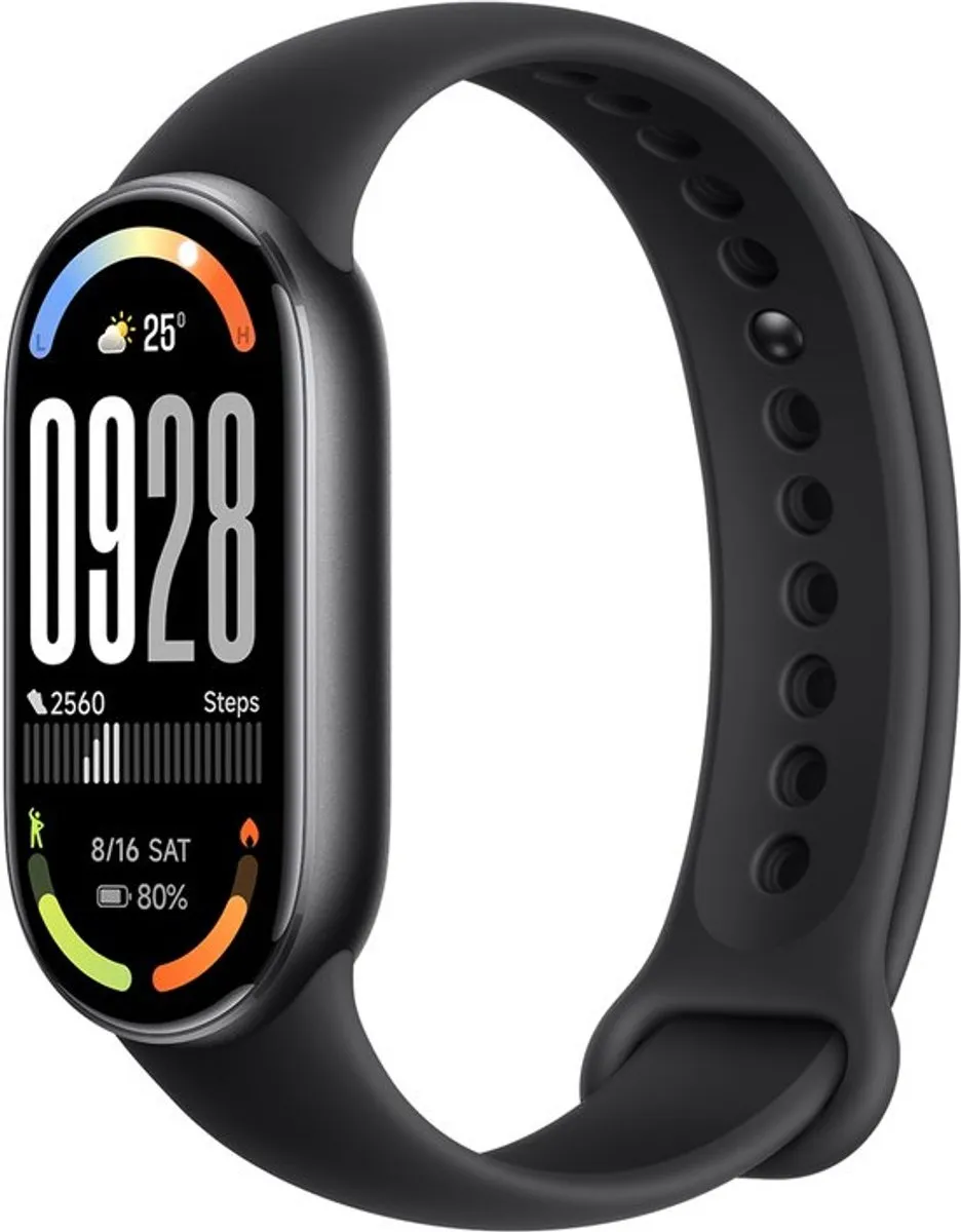 Xiaomi Smart Band 10 Activity Tracker - Fitness Tracker met AMOLED Display - Hartslag en SpO2 Meting - Slaap en Sporttracking - Midnight Zwart