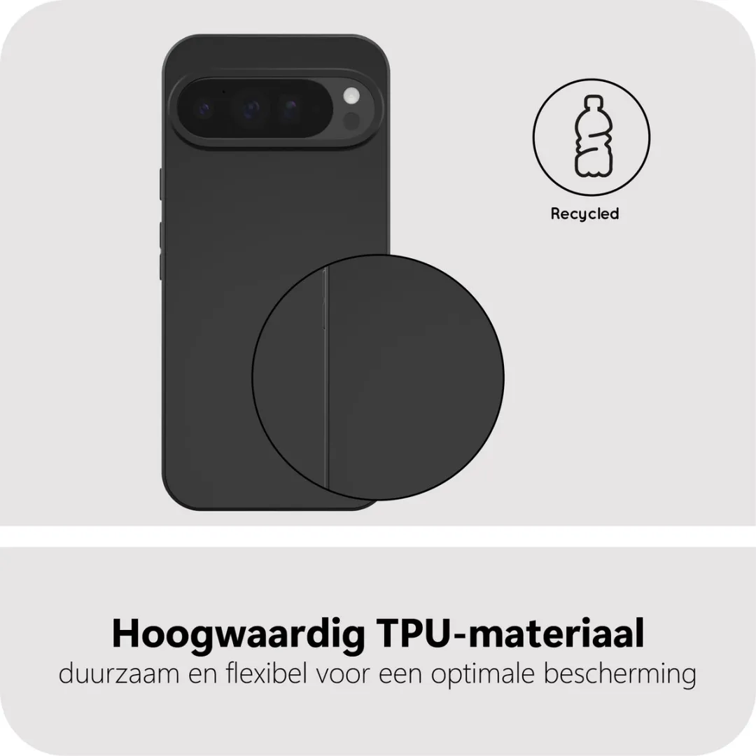 Just in Case Google Pixel 10 Pro XL Hoesje Siliconen - Zwart - MGO2782KL1 - afbeelding 6 van 6