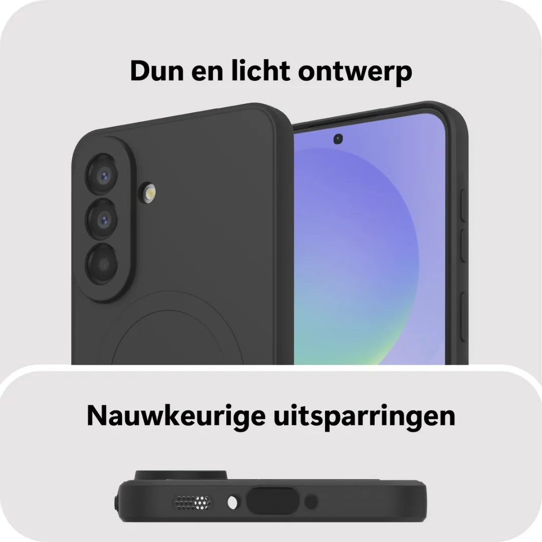 Just in Case MSA2870KC1M Hoesje Samsung Galaxy A37 - Zwart
