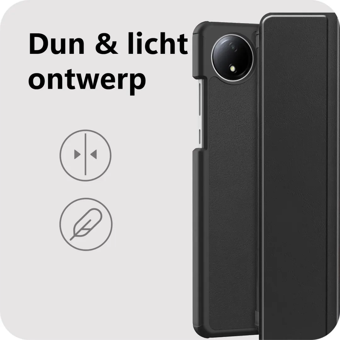 Just in Case TriFold Bookcase TXM2788TF1 - Xiaomi Redmi Pad SE 8.7 - Zwart - afbeelding 6 van 6