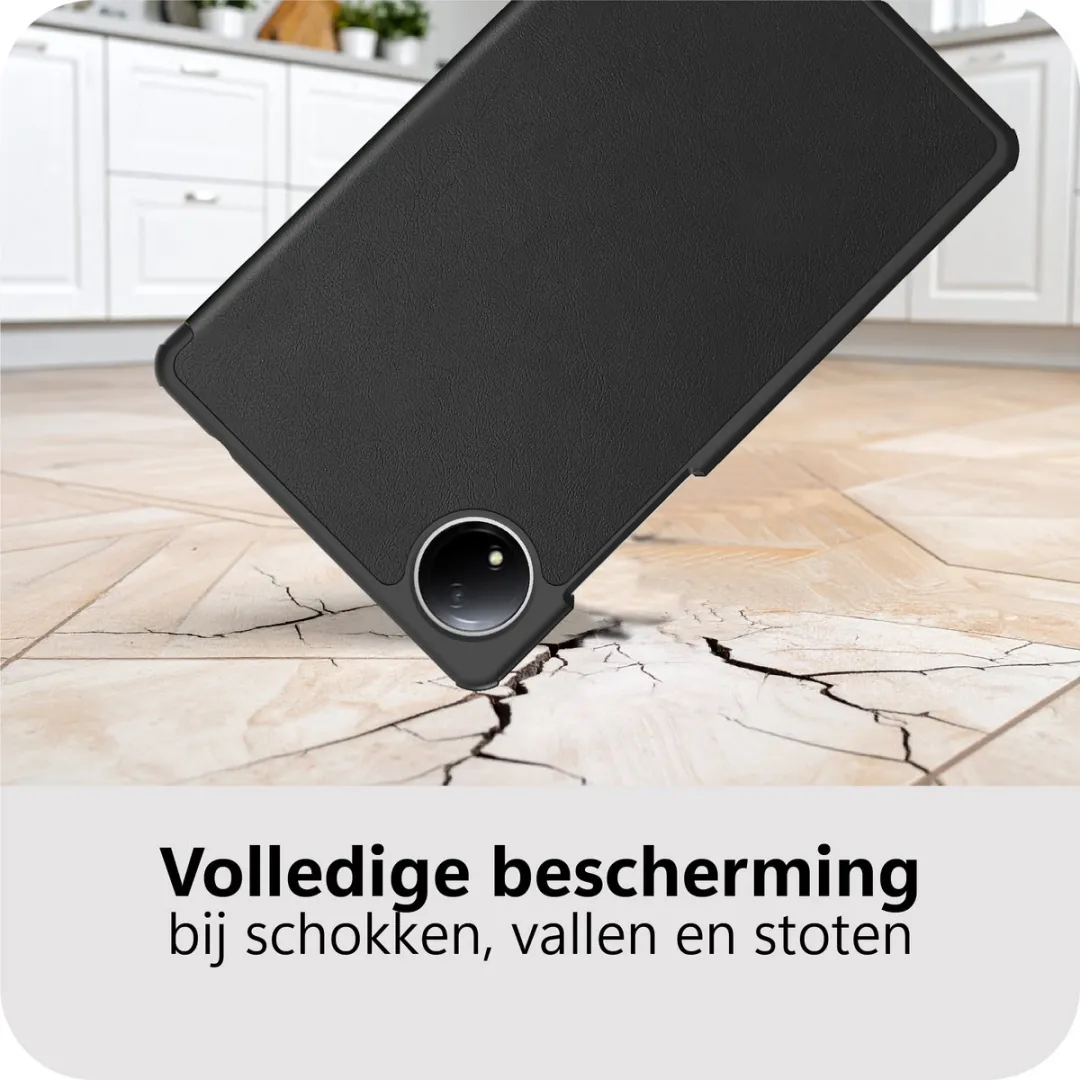 Just in Case TriFold Bookcase TXM2788TF1 - Xiaomi Redmi Pad SE 8.7 - Zwart