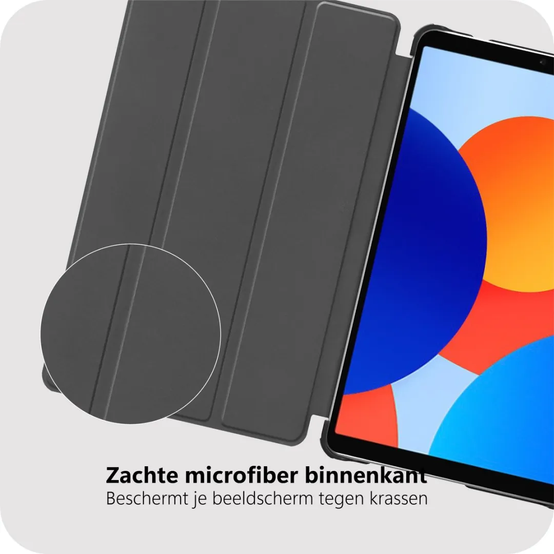 Just in Case TriFold Bookcase TXM2788TF1 - Xiaomi Redmi Pad SE 8.7 - Zwart