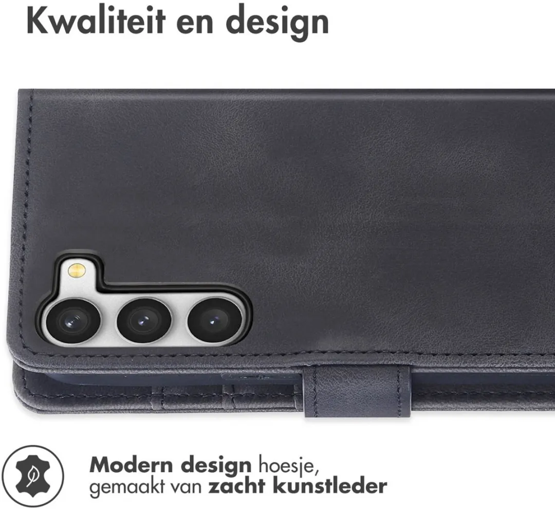 Imoshion Bookcase Hoesje Samsung Galaxy S23 - 3 Pasjes - Zwart