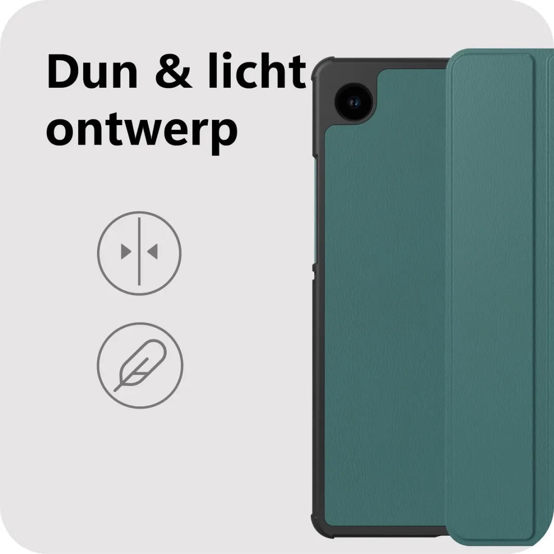 Just in Case TSA2812TF8 Tablethoes - Samsung Galaxy Tab A11 - TriFold - Groen