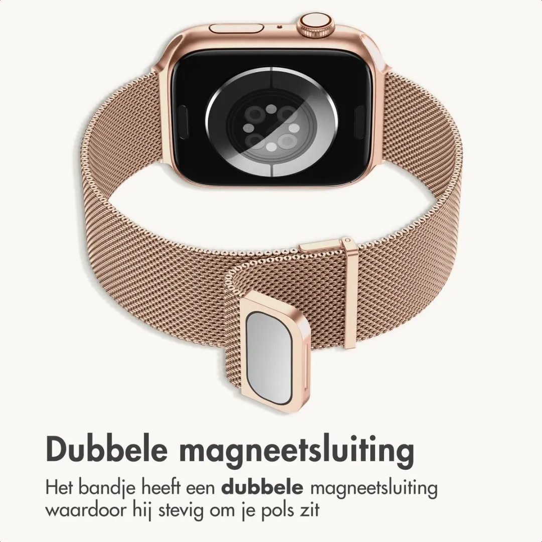 Imoshion Premium Milanees Bandje Apple Watch 38-42mm - Rose Gold