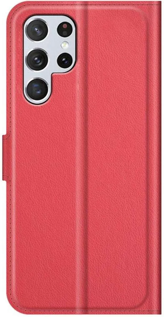 Just in Case Book Hoesje Samsung Galaxy S22 Ultra 4047611 - Rood