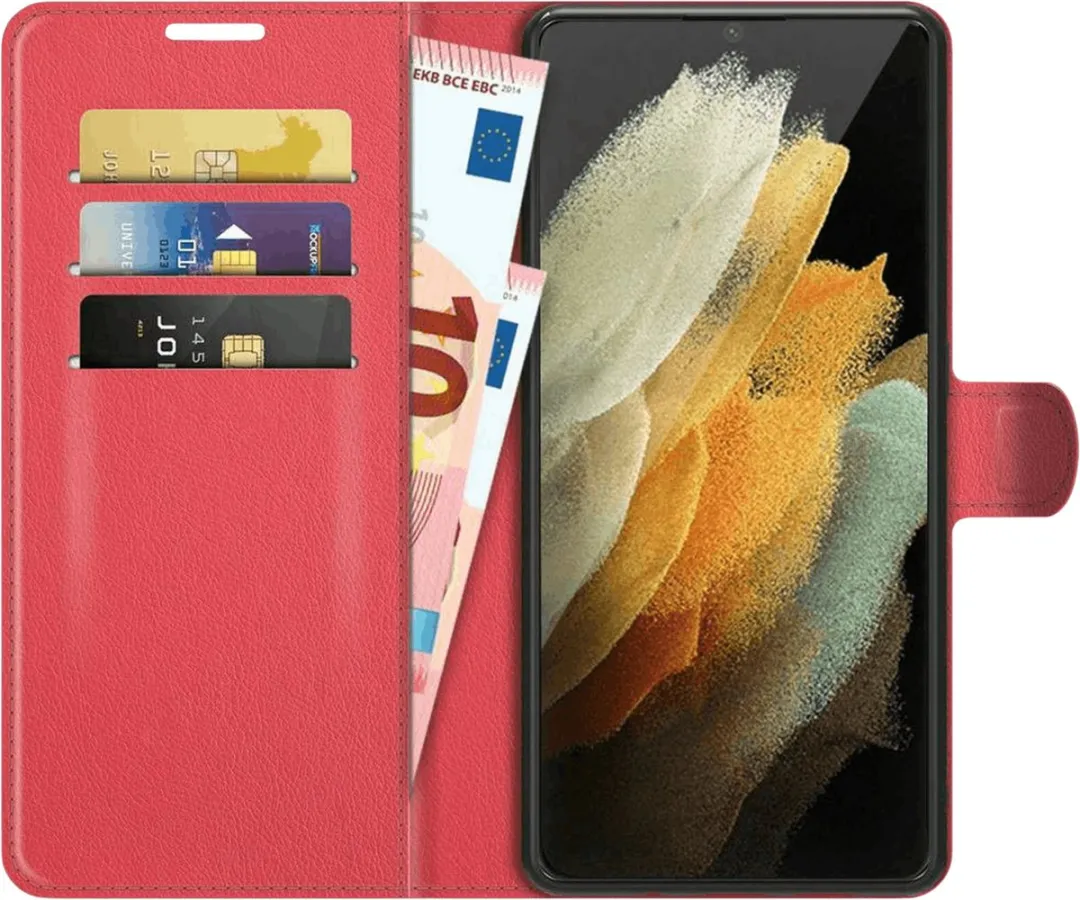 Just in Case Book Hoesje Samsung Galaxy S22 Ultra 4047611