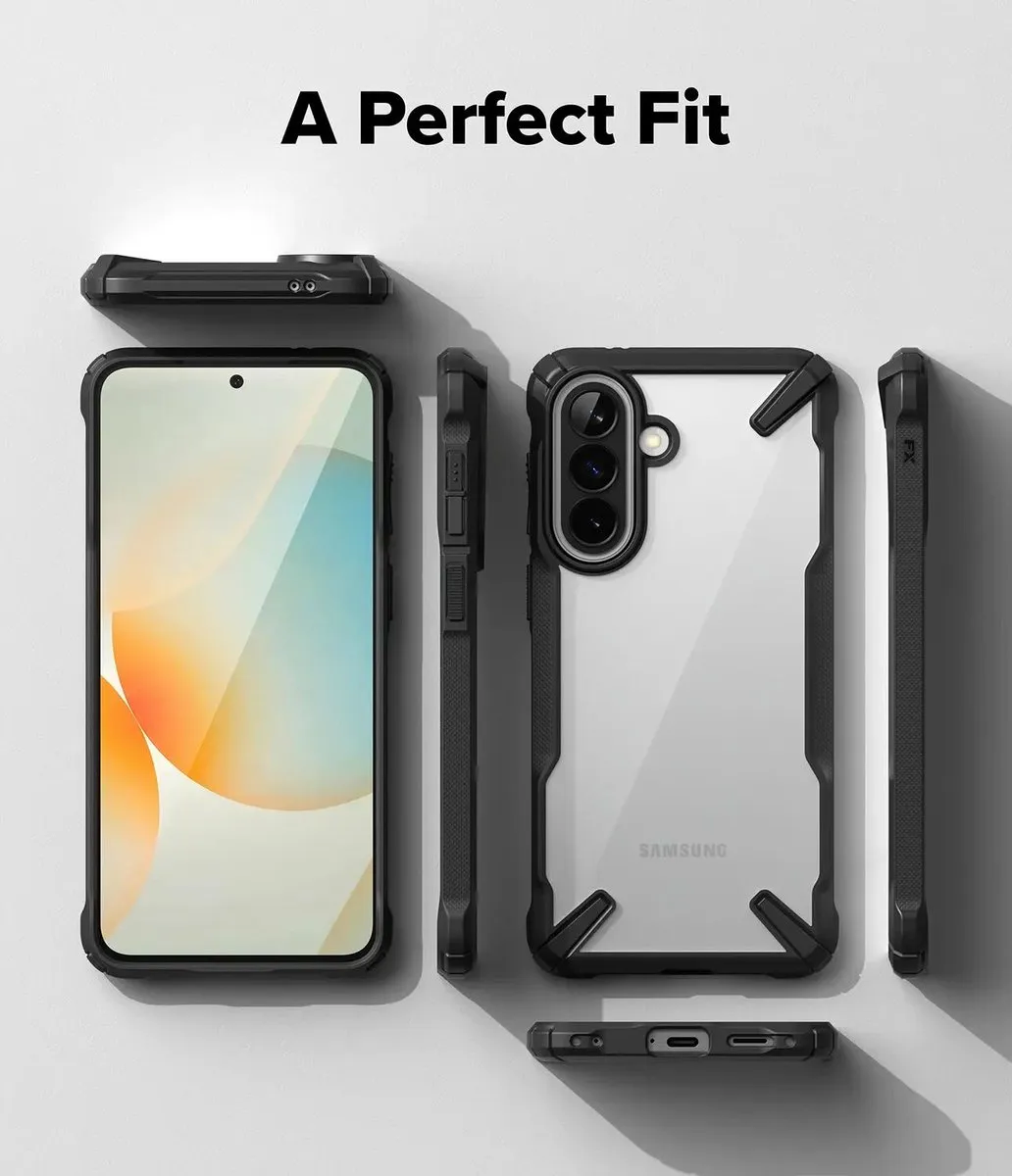 Ringke Fusion X Hoesje Samsung Galaxy A57 - Zwart