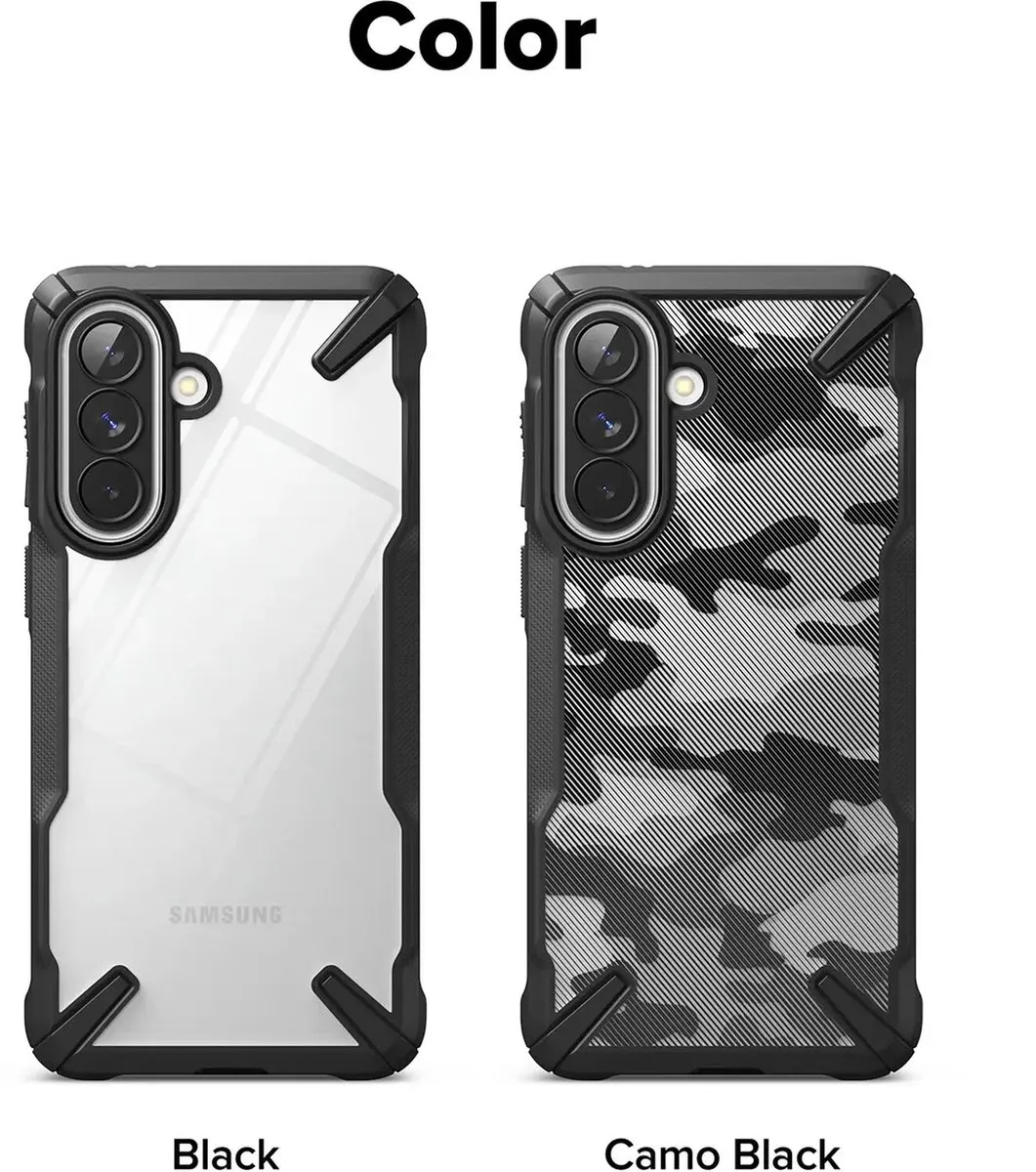 Ringke Fusion X Hoesje Samsung Galaxy A57 - Zwart