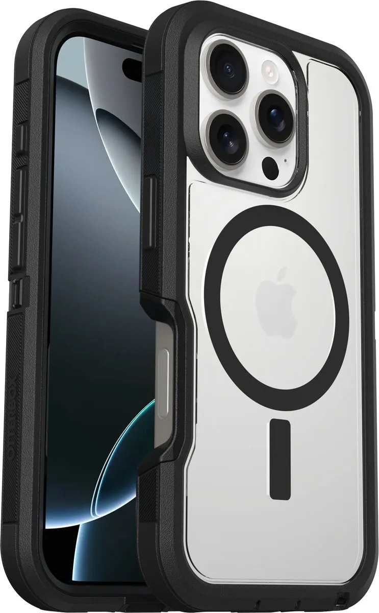 OtterBox Defender Series Pro XT 77-99705 iPhone 16 Pro Max Hoes - Zwart/Transparant