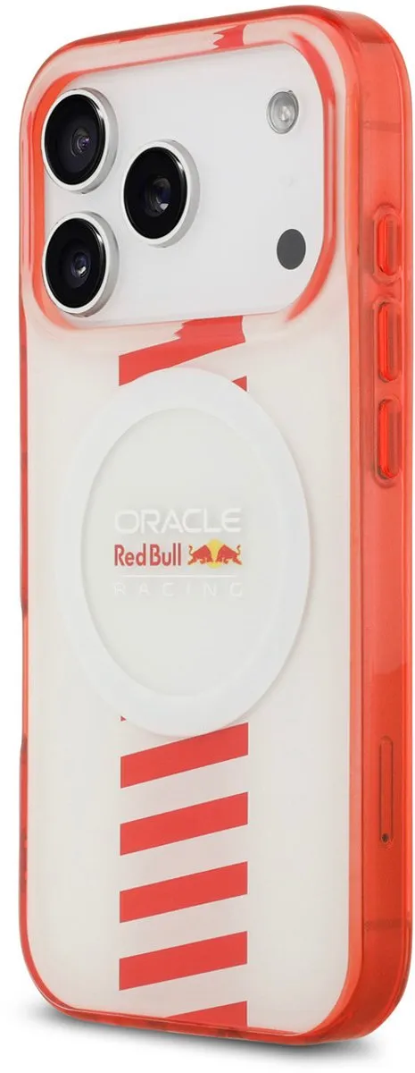 Red Bull Racing iPhone 17 Pro Back Cover - Wit - MagSafe